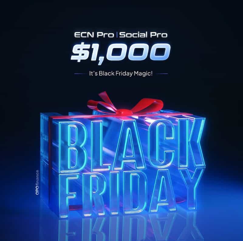 Opofinance Unveils Exclusive Black Friday Deal: Open ECN Pro Account for Just $1,000!